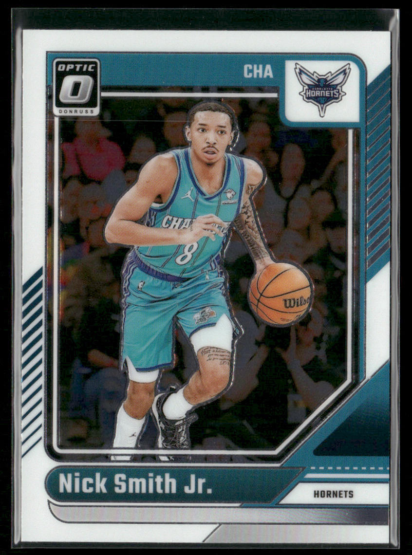Nick Smith Jr. 2024-25 Donruss Optic #167 Charlotte Hornets