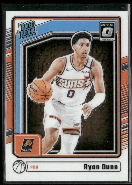 Ryan Dunn 2024-25 Donruss Optic #279 RC Phoenix Suns