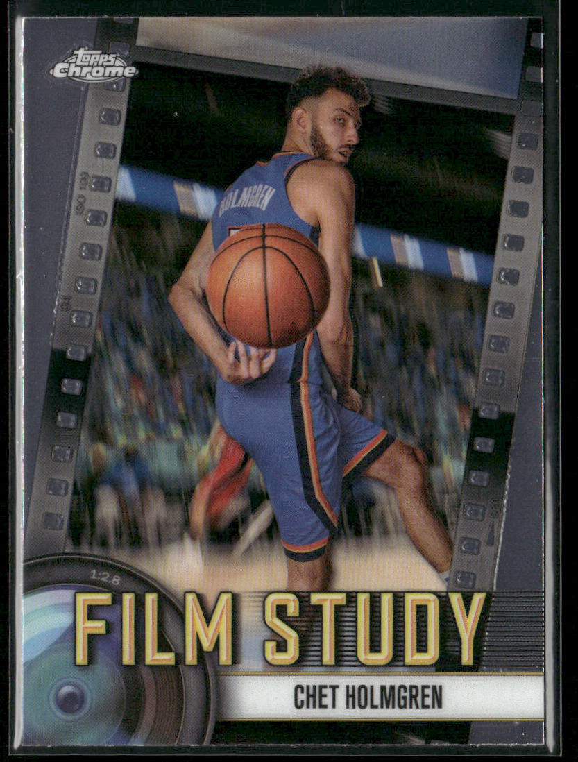 Chet Holmgren 2024-25 Topps Chrome Film Study #FS-12 Oklahoma City Thunder
