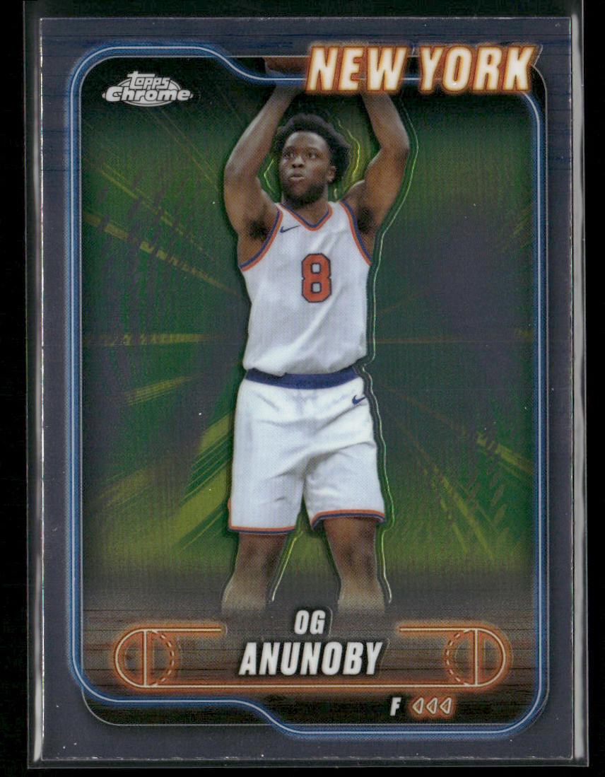 OG Anunoby 2024-25 Topps Chrome #60 New York Knicks