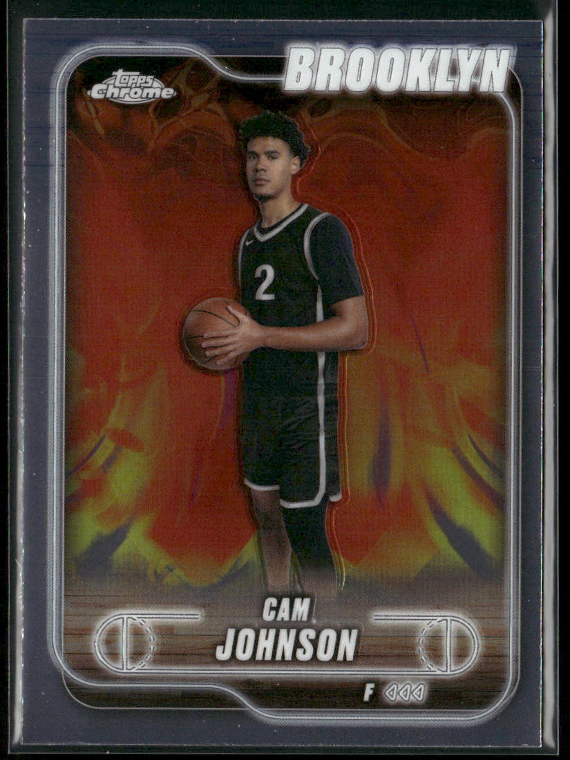 Cam Johnson 2024-25 Topps Chrome #159 Brooklyn Nets