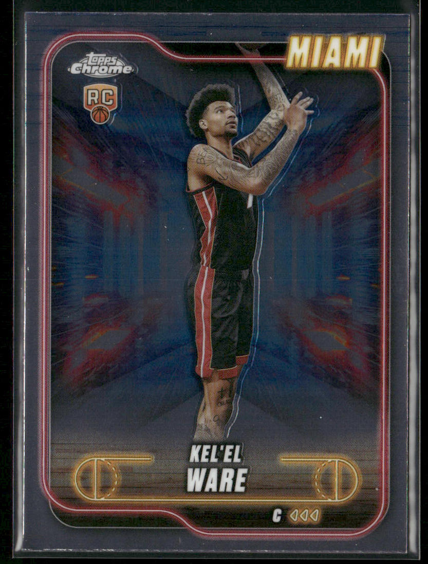 Kel'El Ware 2024-25 Topps Chrome #103 RC Miami Heat