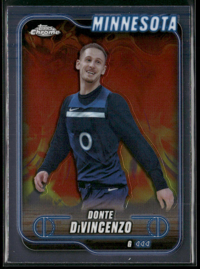 Donte DiVincenzo 2024-25 Topps Chrome #20 Minnesota Timberwolves