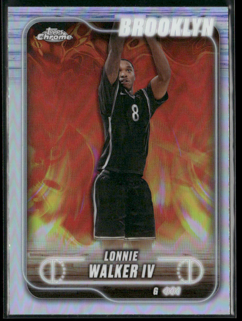 Lonnie Walker IV 2024-25 Topps Chrome #180 Brooklyn Nets