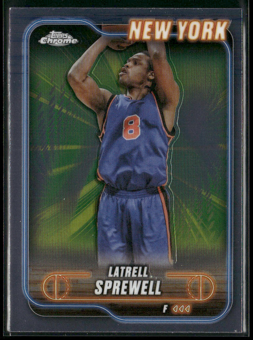 Latrell Sprewell 2024-25 Topps Chrome #4 New York Knicks
