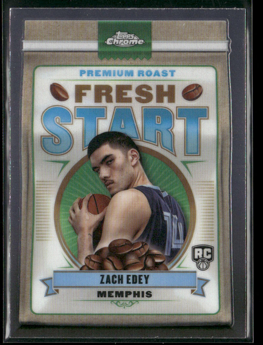 Zach Edey 2024-25 Topps Chrome Fresh Start #FS-7 Memphis Grizzlies
