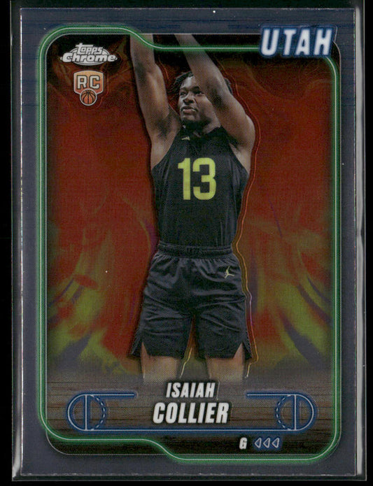 Isaiah Collier 2024-25 Topps Chrome #112 RC Utah Jazz