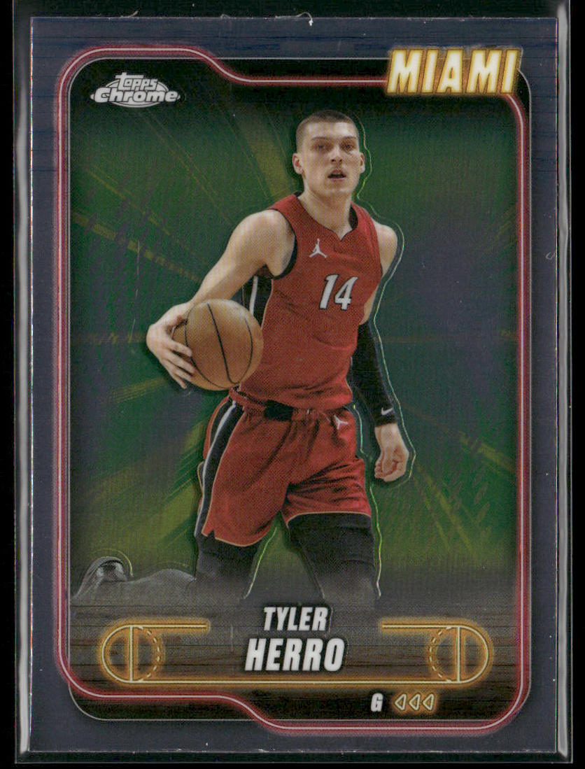 Tyler Herro 2024-25 Topps Chrome #79 Miami Heat