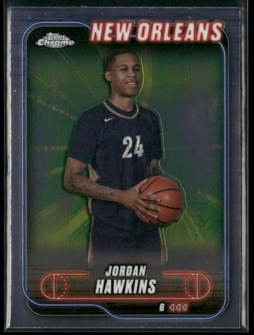 Jordan Hawkins 2024-25 Topps Chrome #200 New Orleans Pelicans