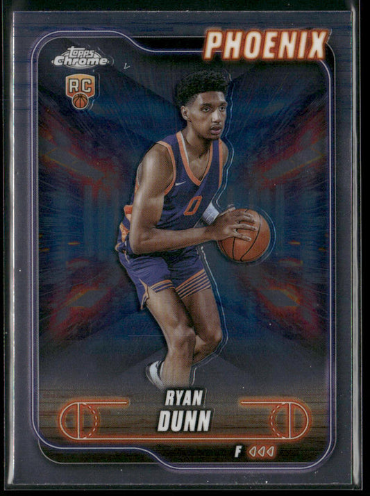 Ryan Dunn 2024-25 Topps Chrome #182 RC Phoenix Suns