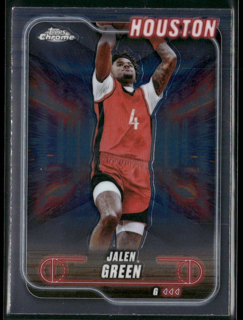 Jalen Green 2024-25 Topps Chrome #199 Houston Rockets