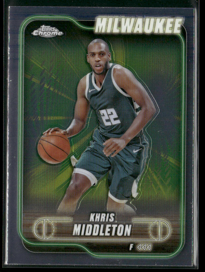 Khris Middleton 2024-25 Topps Chrome #75 Milwaukee Bucks
