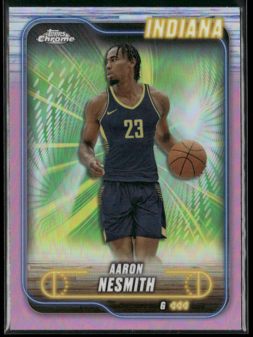Aaron Nesmith 2024-25 Topps Chrome Pink Refractor #21 Indiana Pacers