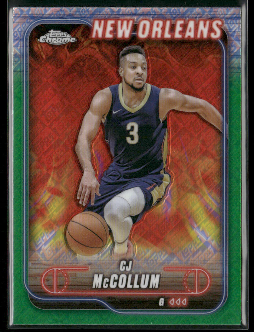 Eric Gordon 2024-25 Topps Chrome Topps Green Refractor #26 Philadelphia 76ers
