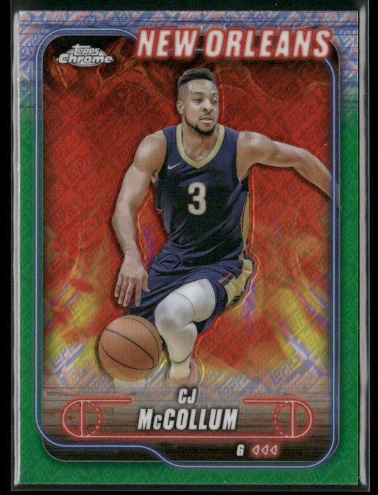 Eric Gordon 2024-25 Topps Chrome Topps Green Refractor #26 Philadelphia 76ers