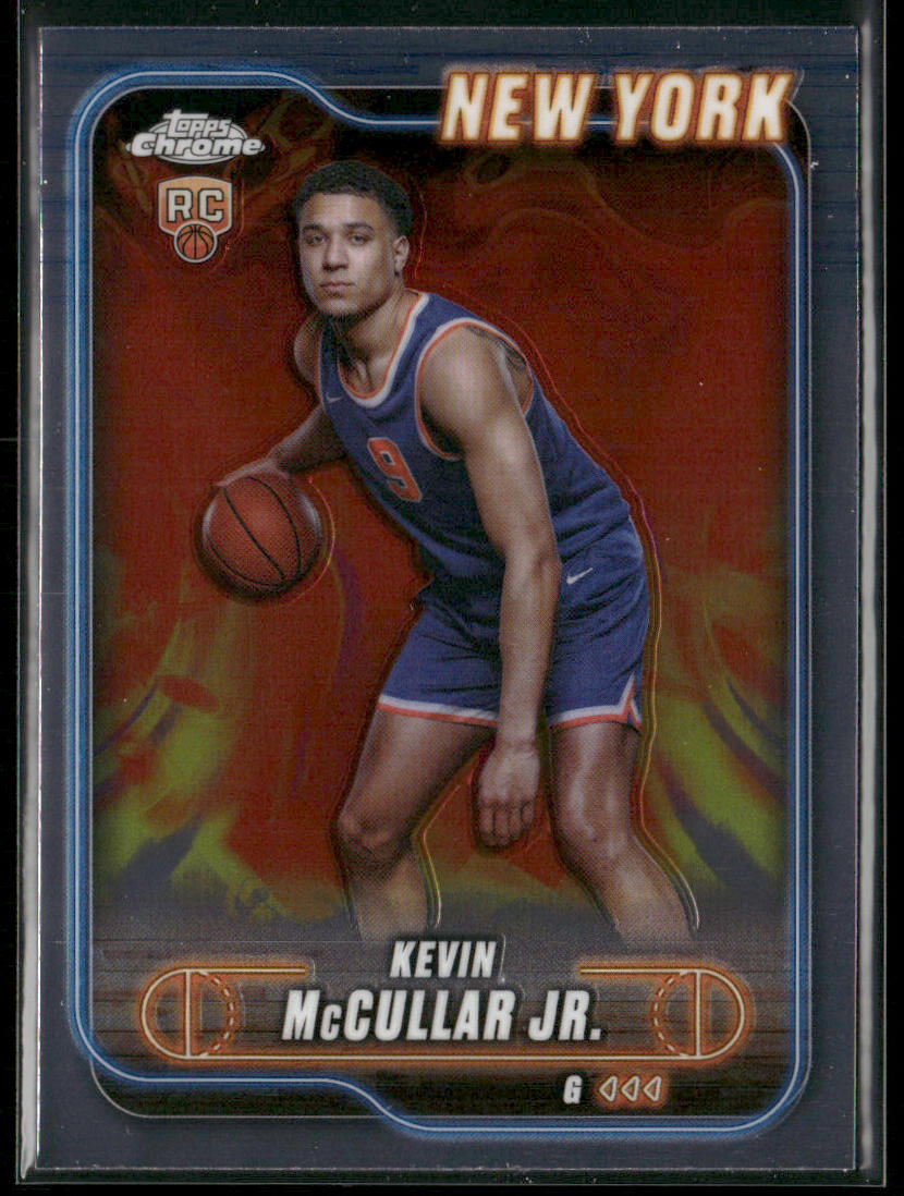 Kevin McCullar Jr. 2024-25 Topps Chrome #150 RC New York Knicks