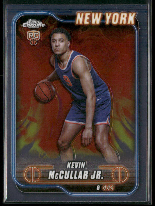 Kevin McCullar Jr. 2024-25 Topps Chrome #150 RC New York Knicks