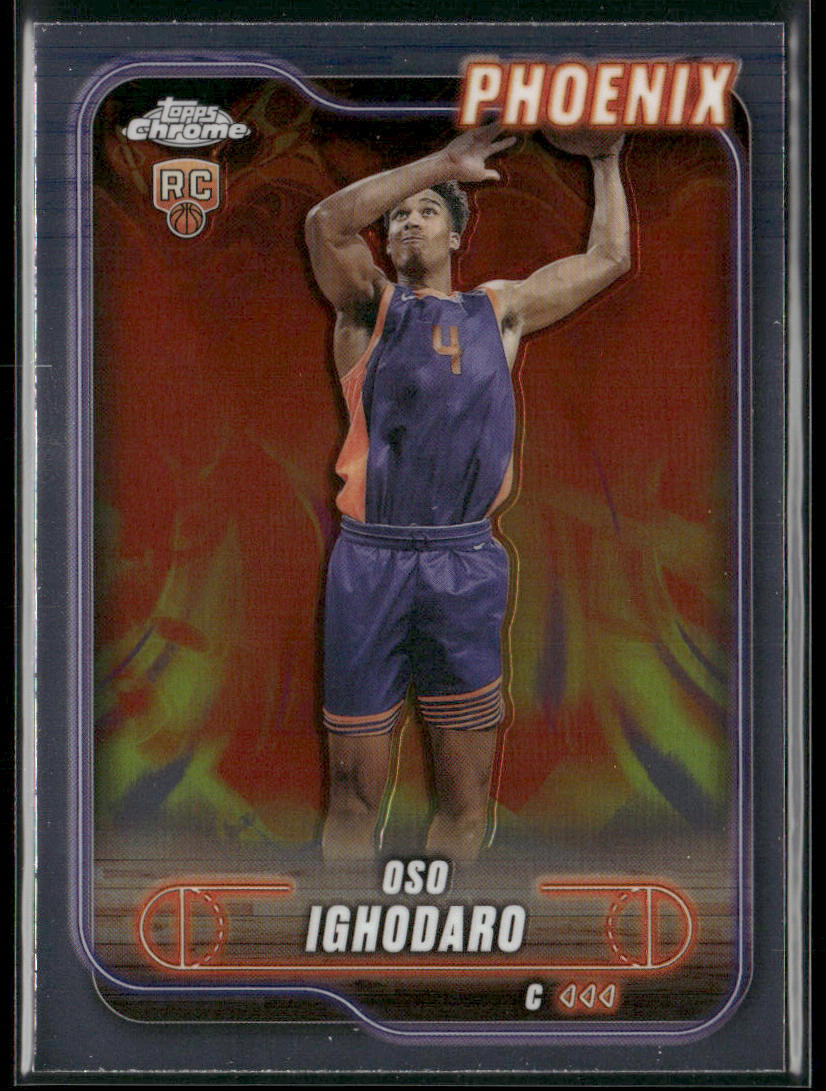 Oso Ighodaro 2024-25 Topps Chrome #184 RC Phoenix Suns