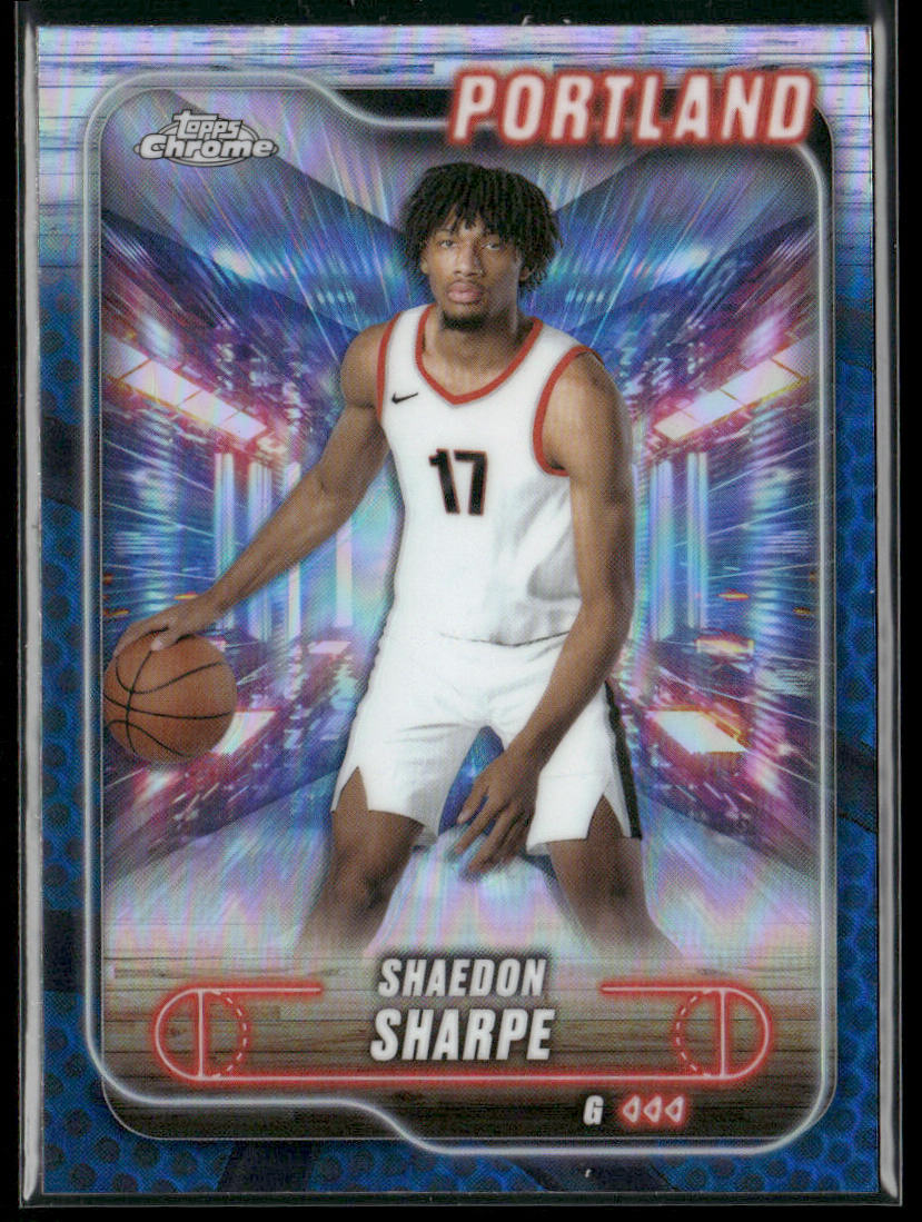 Spencer Dinwiddie 2024-25 Topps Chrome Blue Basketball Refractor #175 Mavericks