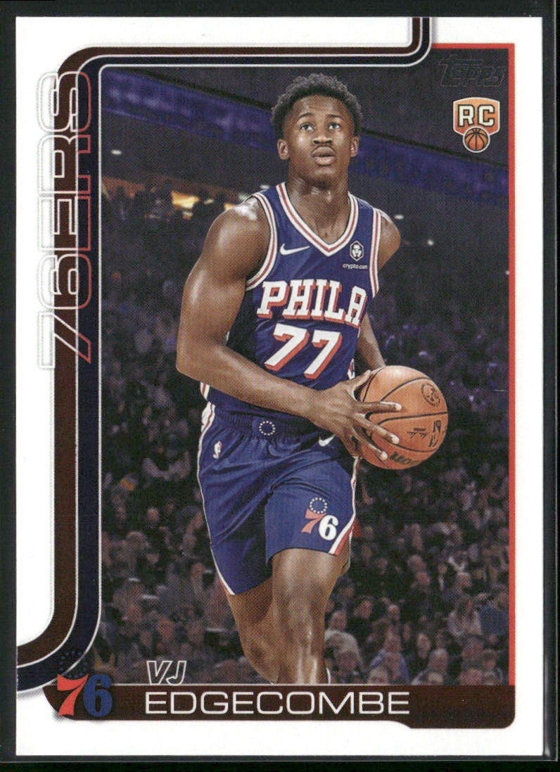 VJ Edgecombe 2025-26 Topps #203 RC Philadelphia 76ers