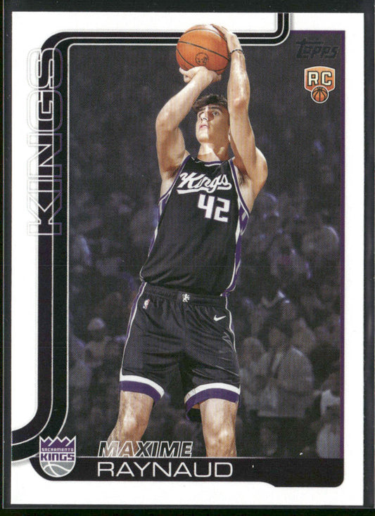 Maxime Raynaud 2025-26 Topps #243 RC Sacramento Kings front