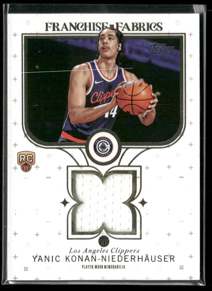 Yanic Konan-Niederhäuser 2025-26 Topps - Franchise Fabrics #FF-YK MEM Clippers
