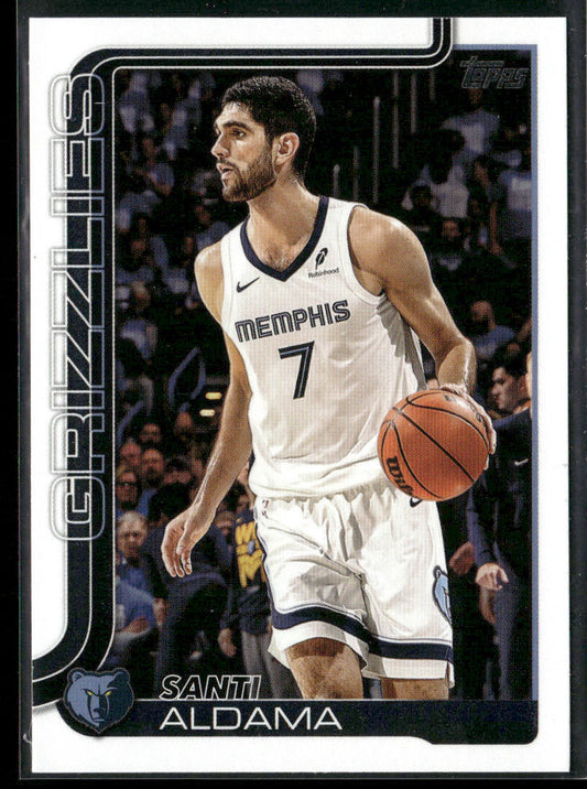 Santi Aldama 2025-26 Topps #187 Memphis Grizzlies front