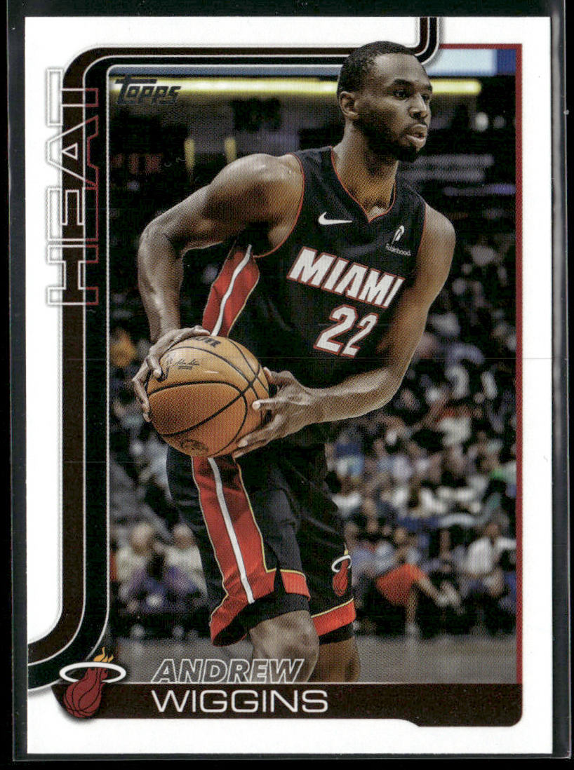 Andrew Wiggins 2025-26 Topps #77 Miami Heat front