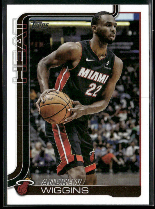 Andrew Wiggins 2025-26 Topps #77 Miami Heat front
