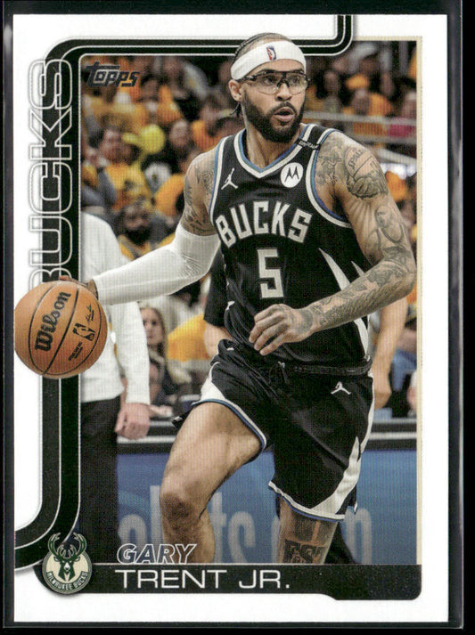 Gary Trent Jr. 2025-26 Topps #59 Milwaukee Bucks front