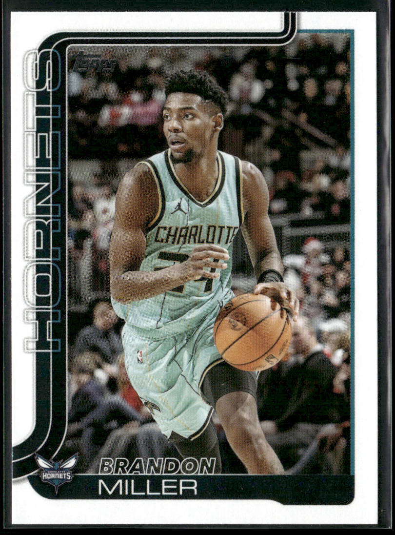 Brandon Miller 2025-26 Topps #68 Charlotte Hornets front
