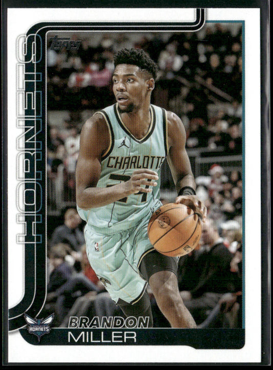 Brandon Miller 2025-26 Topps #68 Charlotte Hornets front