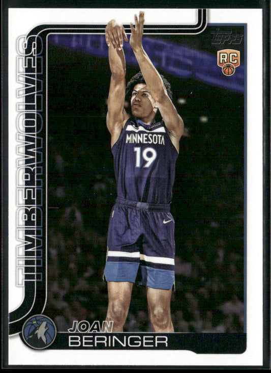 Joan Beringer 2025-26 Topps #217 RC Minnesota Timberwolves front