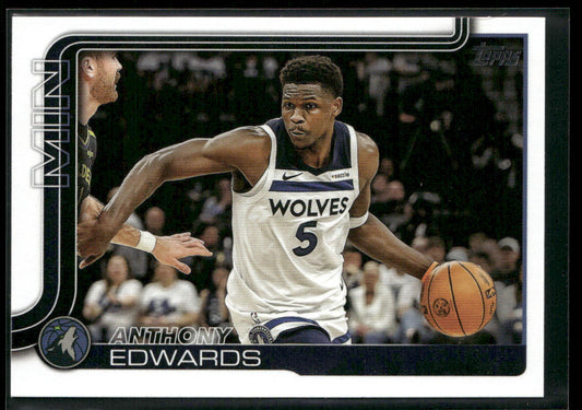 Anthony Edwards 2025-26 Topps #108 Minnesota Timberwolves front