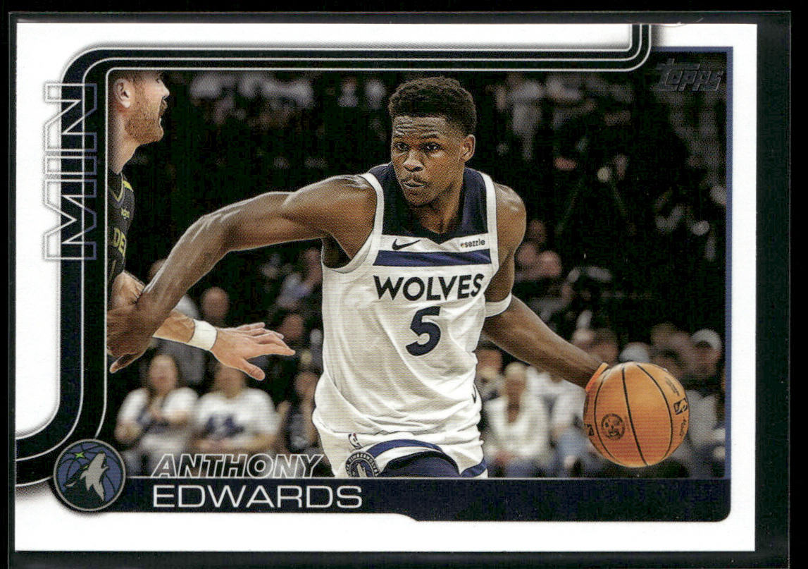 Anthony Edwards 2025-26 Topps #108 Minnesota Timberwolves front