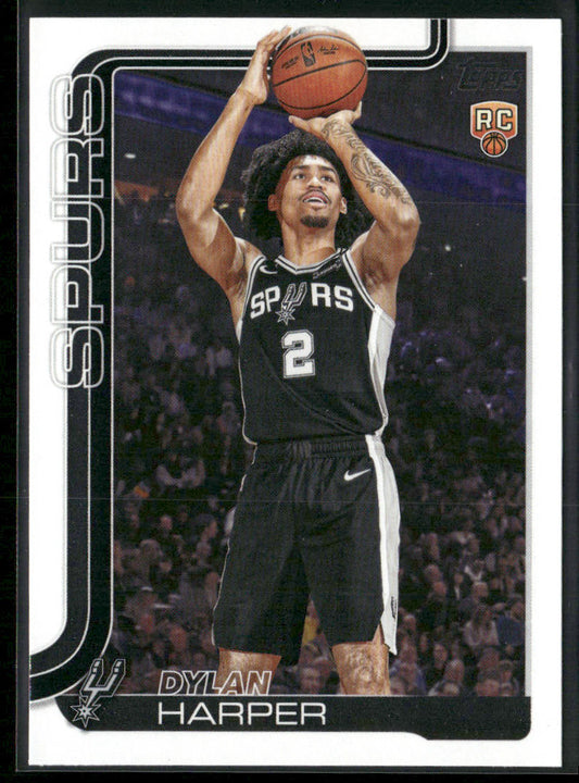 Dylan Harper 2025-26 Topps #202 RC San Antonio Spurs