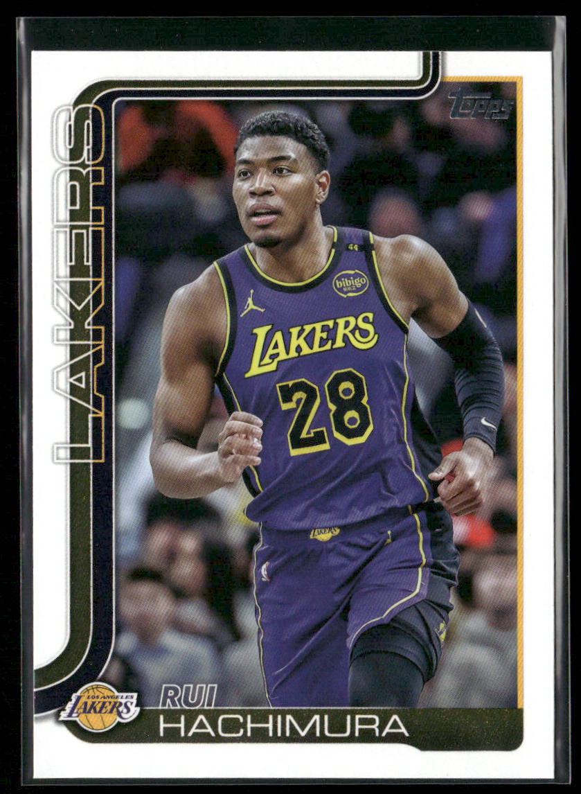 Rui Hachimura 2025-26 Topps #154 Los Angeles Lakers front