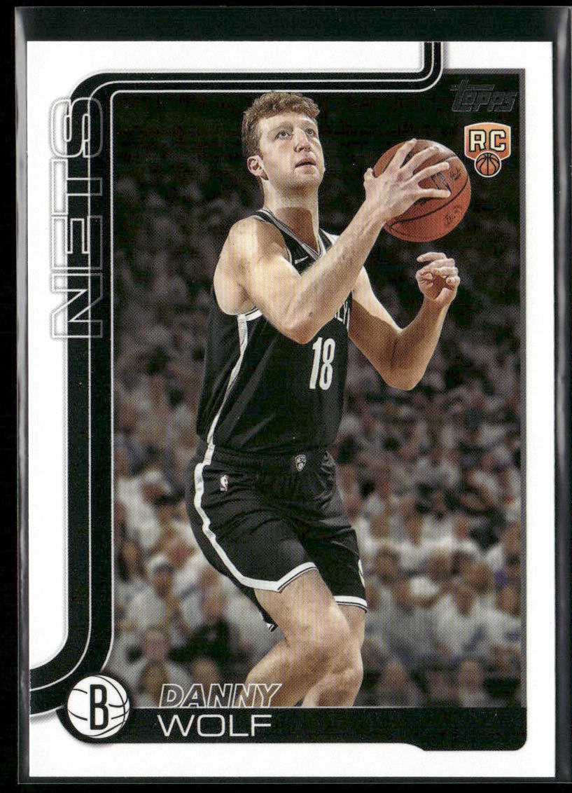 Danny Wolf 2025-26 Topps #227 RC Brooklyn Nets