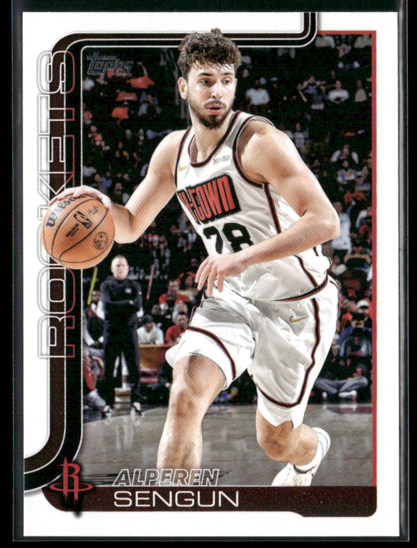 Alperen Sengun 2025-26 Topps #180 Houston Rockets front