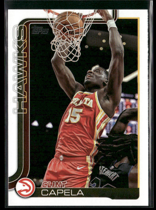 Clint Capela 2025-26 Topps #63 Atlanta Hawks front