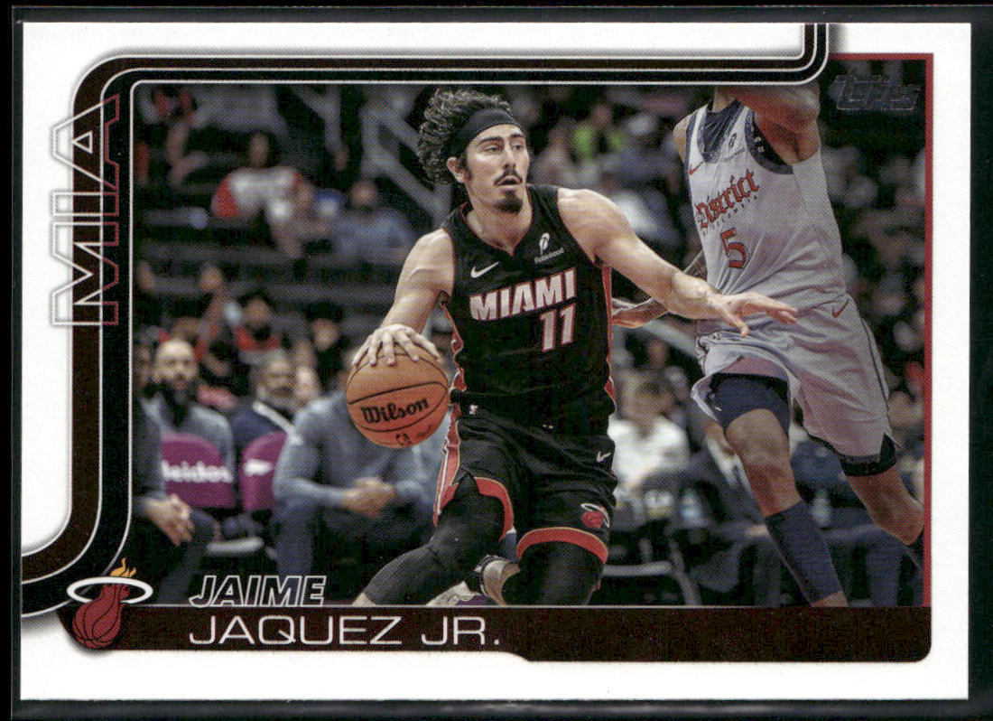 Jaime Jaquez Jr. 2025-26 Topps #78 Miami Heat front