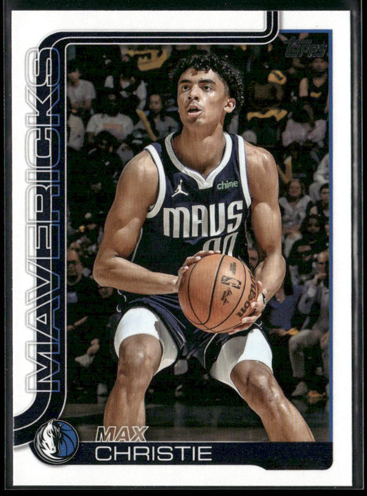 Max Christie 2025-26 Topps #174 Dallas Mavericks front