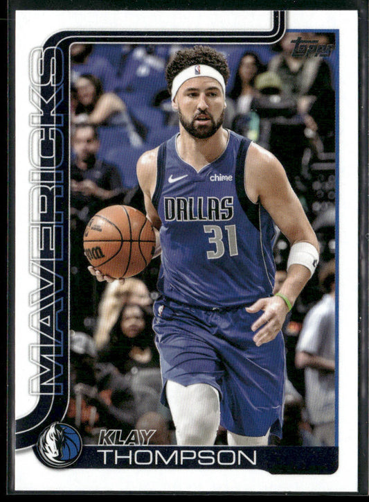 Klay Thompson 2025-26 Topps #170 Dallas Mavericks front