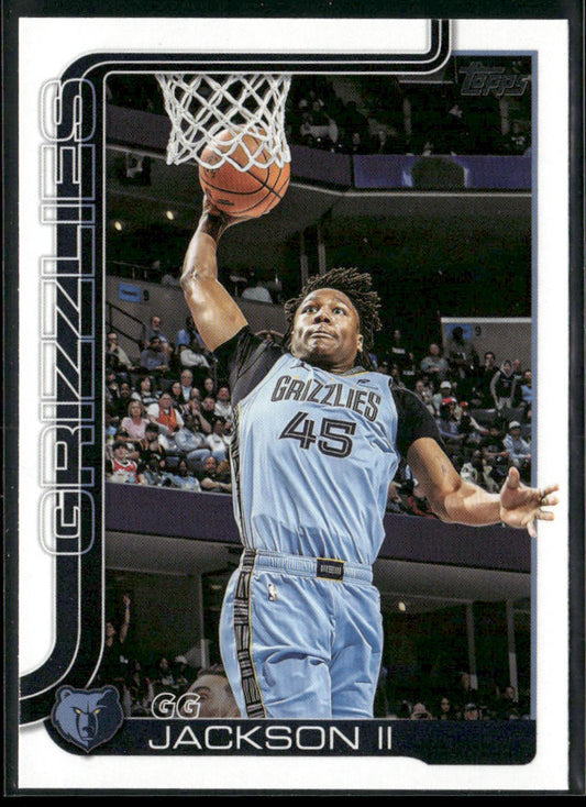 GG Jackson II 2025-26 Topps #249 Memphis Grizzlies front
