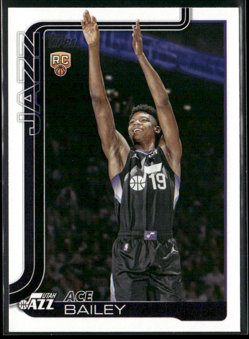 Ace Bailey 2025-26 Topps Season Tip Off #205 RC Utah Jazz