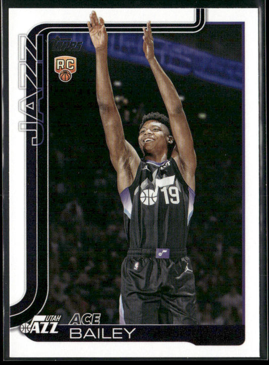 Ace Bailey 2025-26 Topps Season Tip Off #205 RC Utah Jazz