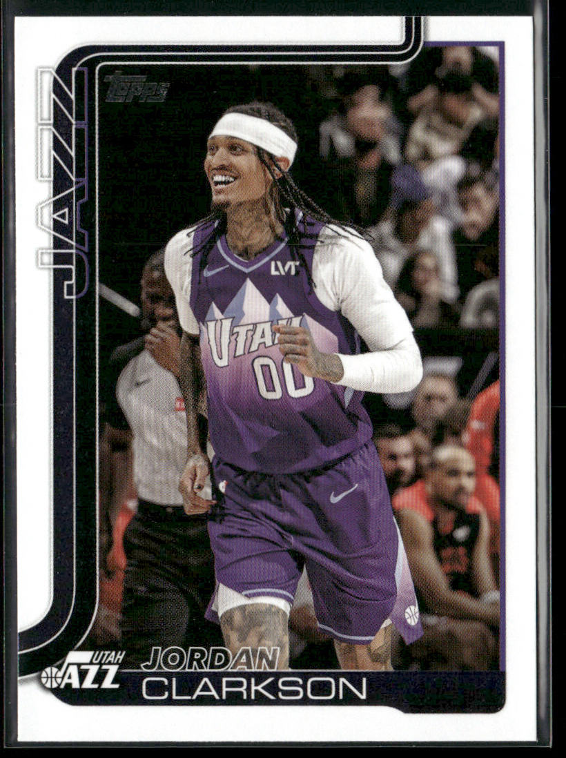 Jordan Clarkson 2025-26 Topps #132 Utah Jazz front