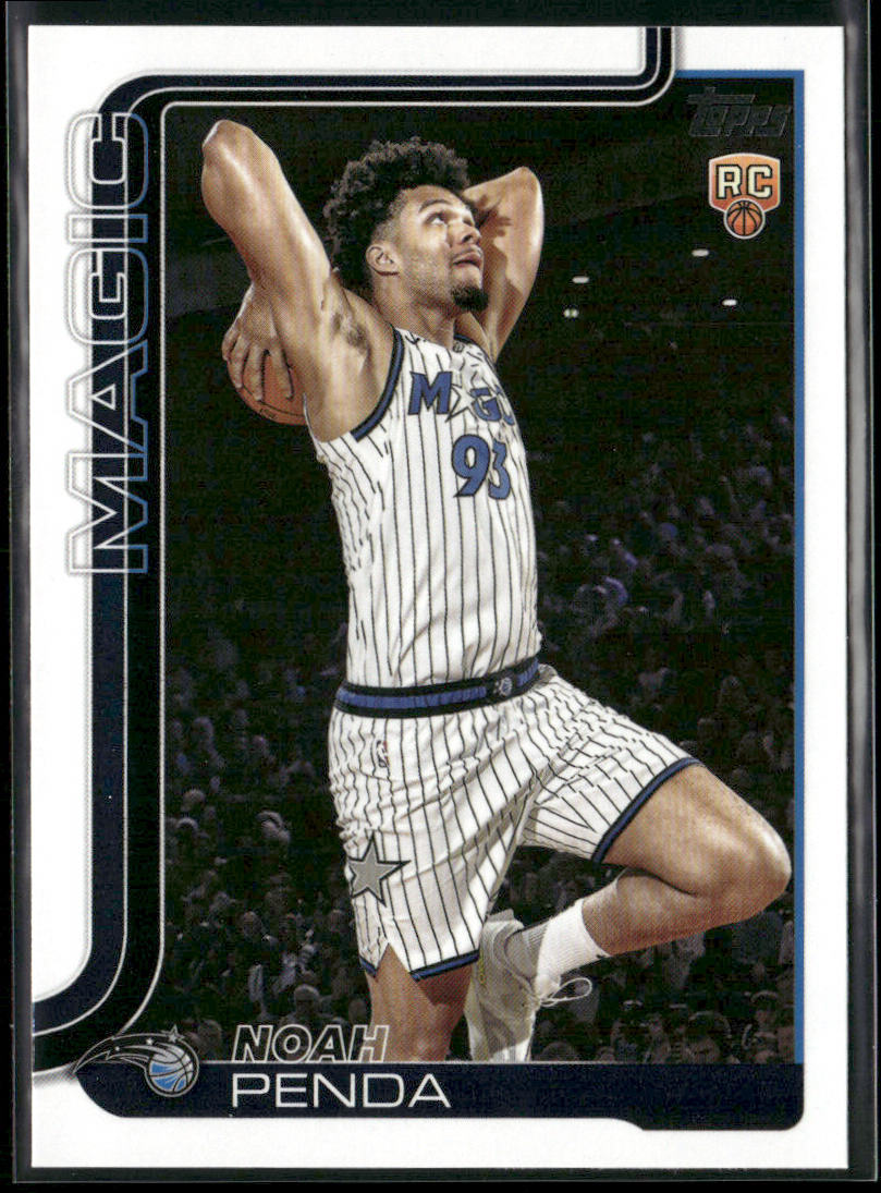 Noah Penda 2025-26 Topps #232 RC Orlando Magic front