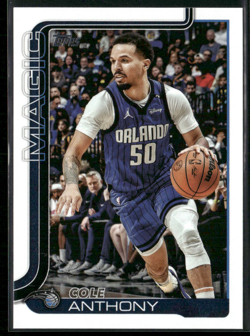 Cole Anthony 2025-26 Topps #91 Orlando Magic front