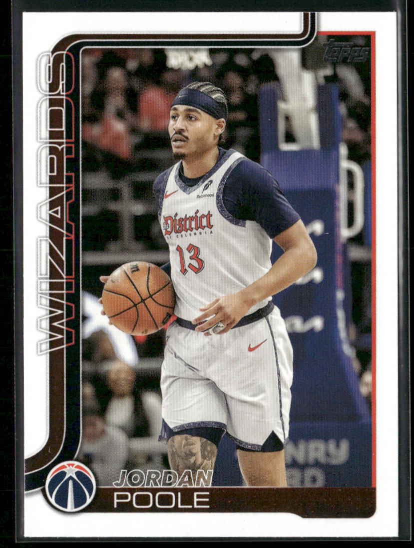 Jordan Poole 2025-26 Topps #94 Washington Wizards front